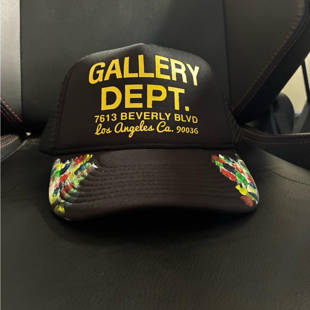 Gallery Dept Black and Yellow Hat